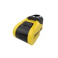 OXFORD ZÁMEK QUARTZ XA10 YELLOW/BLACK 10 MM ALARM