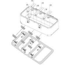 GIVI MONTÁŽNÍ SADA NA KUFR OBK110A OBK110KIT