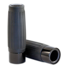 HS MOTO GUMOVÉ GRIPY CUSTOM ČIERNE 25,4 MM