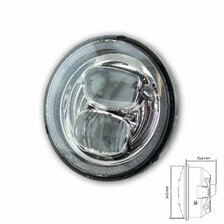 HS MOTO LED HLAVNÍ SVĚTLO 5-3/4" PEARL