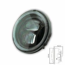 HS MOTO LED HLAVNÍ SVĚTLO 5-3/4" PEARL