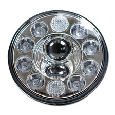 HS MOTO LED HLAVNÍ SVĚTLO 7" 10 LED