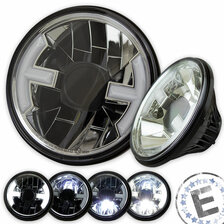 HS MOTO LED VLOŽKA DO HLAVNÍHO SVĚTLOMETU 7" HAWK