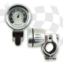 HS MOTO TEPLOMER NA RIADIDLÁ DLHÁ VERZIA CHRÓM