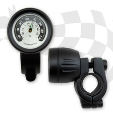 HS MOTO TEPLOMER NA RIADIDLÁ DLHÁ VERZIA ČIERNY