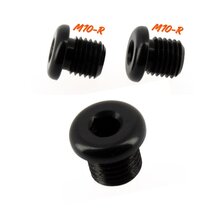 HS MOTO ZÁSLEPKA OTVORU PRE SPÄTNÉ ZRKADLO 2 X M10-R ČIERNA