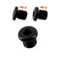 HS MOTO ZÁSLEPKA OTVORU PRE SPÄTNÉ ZRKADLO 2 X M8-R ČIERNA