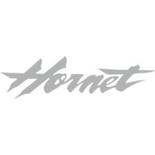 QUATTROERRE NÁLEPKA HORNET 16 CM - BÍLÁ
