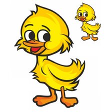 QUATTROERRE NÁLEPKA KÁČÁTKO