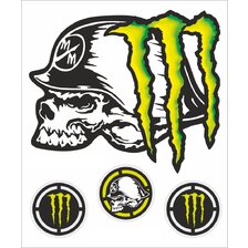 QUATTROERRE NÁLEPKA MONSTER VOJÁK