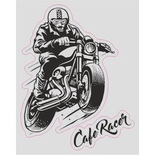 QUATTROERRE NÁLEPKA MOTO CAFE RACER