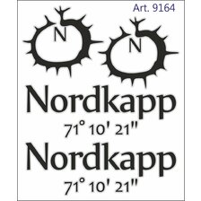 QUATTROERRE NÁLEPKA NORDKAPP NA KUFRY