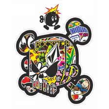 QUATTROERRE NÁLEPKA STICKER BOMB TESCHIO