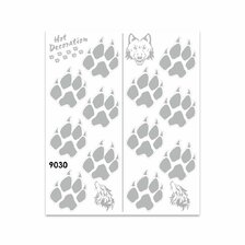 QUATTROERRE NÁLEPKA STOPY VLKA ČERNÉ