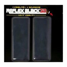QUATTROERRE NÁLEPKY 3D REFLEXNÍ ČERNÉ