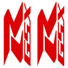 QUATTROERRE NÁLEPKY GSX-R ČERVENÉ 2 KS