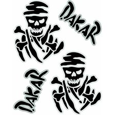 QUATTROERRE NÁLEPKY LEBKA DAKAR