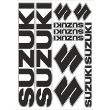 QUATTROERRE SADA NÁLEPEK SUZUKI STŘÍBRNÁ