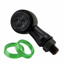 HS MOTO LED BLINKRY JACK ZELENÉ S KONCOVÝM SVĚTLEM