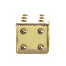 OXFORD ČEPIČKY NA VENTIL KOSTKY ZLATÉ