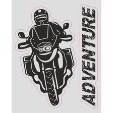 QUATTROERRE NÁLEPKA MOTO - ADVENTURE