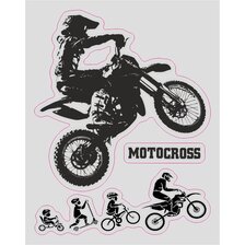 QUATTROERRE NÁLEPKA MOTOCROSS
