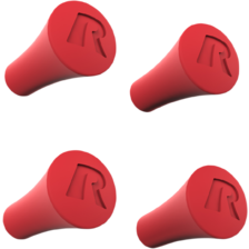 RAM MOUNT NÁHRADNÍ GUMIČKY SLOUPKŮ, 4 KS