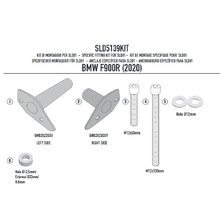 GIVI SADA NA MONTÁŽ PADACÍCH PROTEKTORŮ SLD01 BMW F 900 R (20) SLD5139KIT