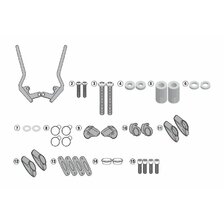 GIVI SADA NA MONTÁŽ PLEXI BMW R 1200 R (15-18) A5117A