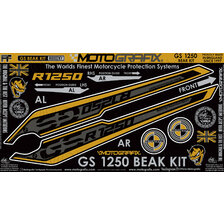 MOTOGRAFIX NÁLEPKA BMW R 1250 GS ADVENTURE - PŘEDNÍ