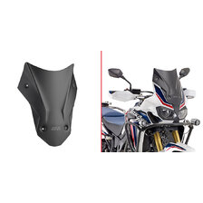 GIVI PLEXI HONDA CRF 1000 L AFRICA TWIN/AFRICA TWIN ADVENTURE SPORTS D1144BO