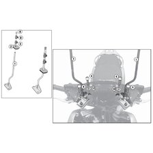 GIVI SADA NA MONTÁŽ PLEXI HONDA SH 125i/150i (12-16) A1117A