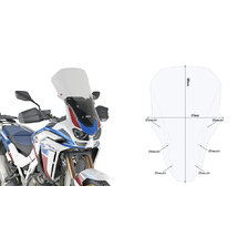 GIVI PLEXI HONDA CRF1100L AFRICA TWIN ADVENTURE SPORTS (20) D1178ST