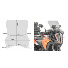 GIVI PLEXI KTM 1290 SUPER ADVENTURE R/S D7706S