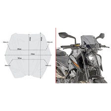 GIVI PLEXI KTM DUKE 790 (18-20) A7708