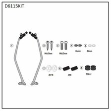 GIVI SADA NA MONTÁŽ PLEXI 6115DT KYMCO X-TOWN 125-300 CITY (20) D6115KIT