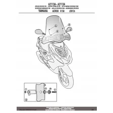GIVI SADA NA MONTÁŽ PLEXI SPECIF. YAMAHA AEROX R 50/ MBK NITRO