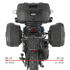 GIVI BOČNÉ NOSIČE KUFROV MONOKEY QJ MOTOR SRT 600 SX (24) PLO9701MK