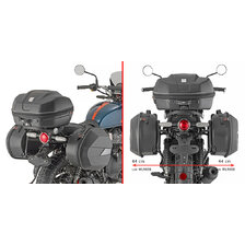 GIVI BOČNÉ NOSIČE KUFROV MONOKEY ROYAL ENFIELD BEAR 650 (25) PLO9063MK