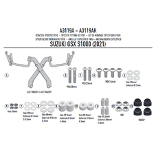 GIVI SADA NA MONTÁŽ PLEXI 3119S SUZUKI GSX S1000 (21) A3119A