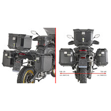 GIVI BOČNÉ NOSIČE KUFROV MONOKEY VOGE VALICO 900 DSX (24) PLO9260CAM