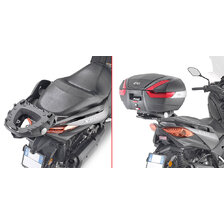 GIVI ZADNÍ NOSIČ KUFRU YAMAHA<br/>X-MAX 125 (18-20)/300 (17-20)/400 (18-20) SR2150
