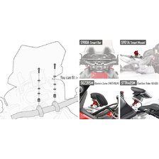 GIVI KIT NA MONTÁŽ S900A/S901A YAMAHA MT-07 TRACER (16-19) 06SKIT