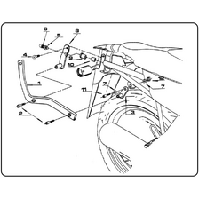 GIVI DRŽÁK MONORACK YAMAHA XJ 600 DIVERSION/N 325F