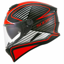 SUOMY HELMA STELLAR CRUISER RED FLUO