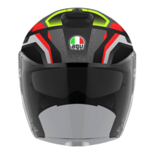 AGV PRILBA IRIDES AGV E2206 ZURIGO BLACK/RED/YELLOW FLUO