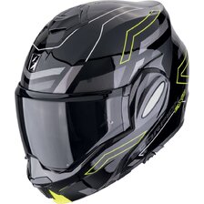 SCORPION PRILBA EXO-TECH EVO CONQUER BLACK-NEON YELLOW