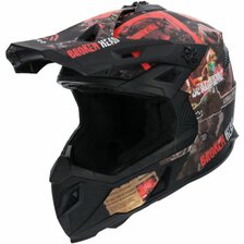 SHIRO ENDURO HELMA MX-504 ČERVENÁ