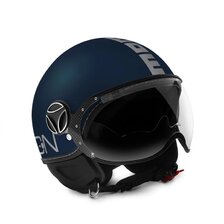 MOMO DESIGN HELMA FGTR EVO BLUE MATT/SILVER