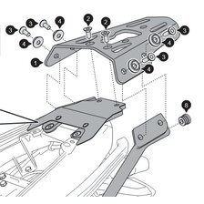 SW MOTECH NOSIČ ALURACK KAWASAKI ER-6F /N. (09-11).